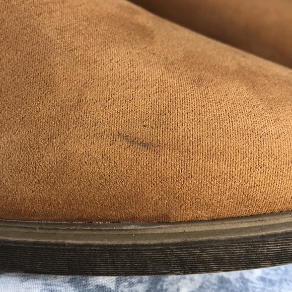 SO Oldfashion Cognac Western Stitch Fringe Zip Boots 2” Heels WMS 9.5M🌟NWT🌟 - Picture 12 of 16